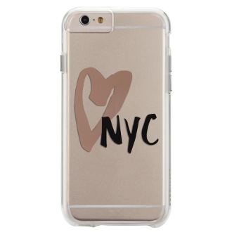 iPhone 6/6s Case-Mate Naked Tough Case - Heart NYC