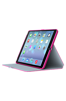 Speck StyleFolio for iPad mini 3 - Fuschia Pink/Nickel Grey