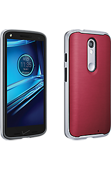 Soft Cover with Bumper for DROID Turbo 2 - Marsala