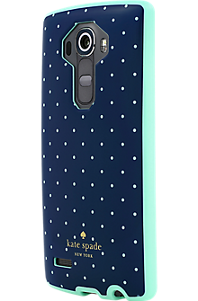 Flexible Hardshell Case for LG G4 Navy/Mint Dot