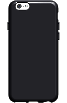 High Gloss Silicone Case for iPhone 6/6s - Black