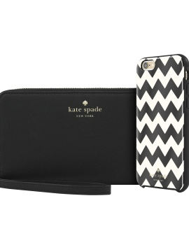 iPhone 6/6s kate spade new york Gift Set: Chevron Case & Wristlet
