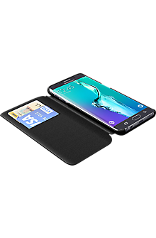 TUMI Folio Case for Samsung Galaxy S 6 edge+ - Black Leather