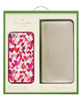 iPhone 6/6s Plus kate spade new york Gift Set: Heart Case & Wristlet