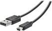 Insignia™ - 10' Charge-and-play Mini Usb Cable For Dualshock 3 Controllers - Black