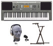 Yamaha - Portable Keyboard With 61 Full-size Touch-sensitive Keys - Gray