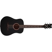 Dean - Flight Mahogany 6-string Travel Acoustic Guitar - Black Satin