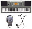 Yamaha - Portable Keyboard With 61 Full-size Touch-sensitive Keys - Gray