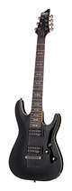 Schecter - Omen-7 7-string Electric Guitar - Black